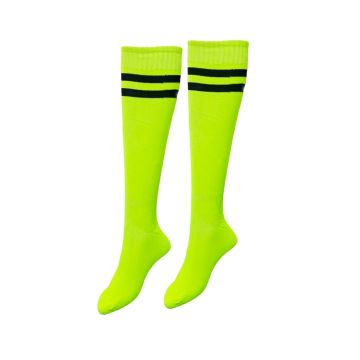 Basic Unisex Sports Socks Pack of 14 - Neon Yellow/Black