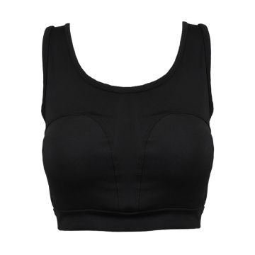 Ladies Chest Protector Sports Bra Black