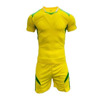 Chile Mens Football Kit Pack of 14 - Yellow Emerald