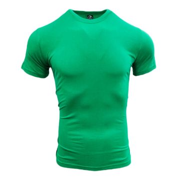 Crew Neck Cotton T-Shirt - Emerald
