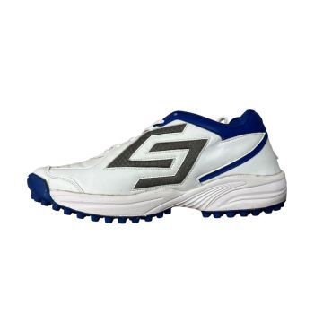 SNS Rubber Cricket Shoes All Rounder White/Royal