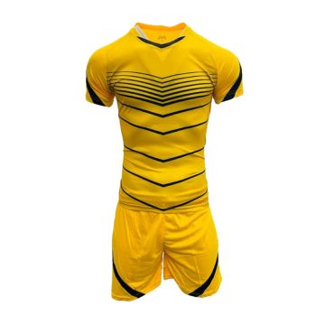 Sublimated Mens Football Kit Pack of 14 - Gold/Black