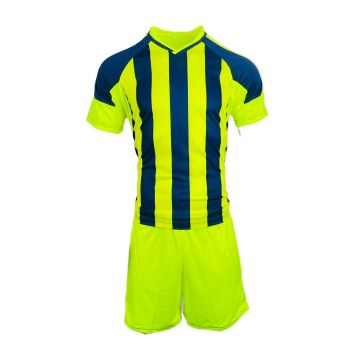 Argentina Football Kit Pack of 14 - Neon Yellow/Navy