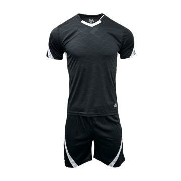Denmark Mens Football Kit Pack of 14 - Black/White