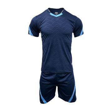 Denmark Mens Football Kit Pack of 14 - Navy/Sky