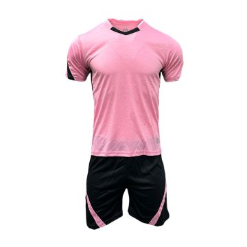Denmark Mens Football Kit Pack of 14 - Pink/Black