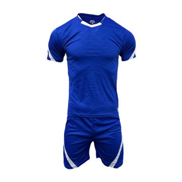 Denmark Mens Football Kit Pack of 14 - Royal/White