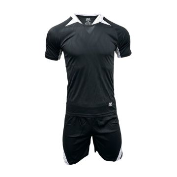 Greece Mens Football Kit Pack of 14 - Black/White