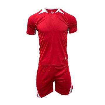 Greece Mens Football Kit Pack of 14 - Red/White