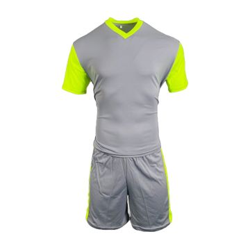 Holland Football Kit Pack of 14 - Grey/Neon Yellow