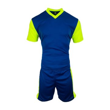 Holland Football Kit of 14 - Navy/Neon Yellow