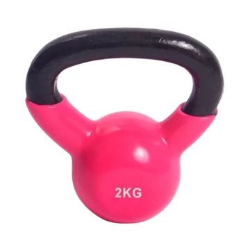 Vinyl-Coated Iron Kettlebell 2kg