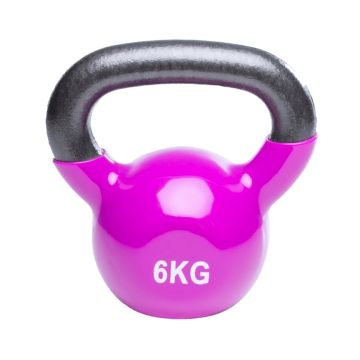 Vinyl-Coated Iron Kettlebell 6kg