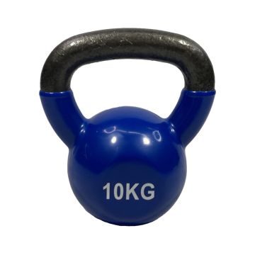 Vinyl-Coated Iron Kettlebell 10kg