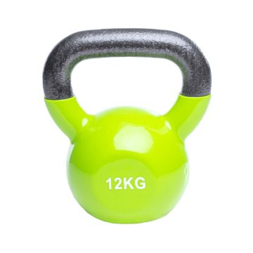 Vinyl-Coated Iron Kettlebell 12kg