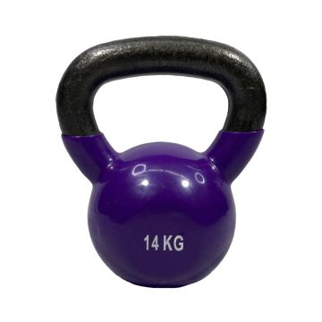 Vinyl-Coated Iron Kettlebell 14kg