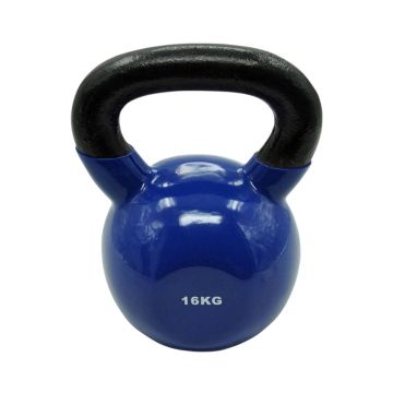 Vinyl-Coated Iron Kettlebell 16kg
