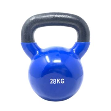 Vinyl-Coated Iron Kettlebell 28kg