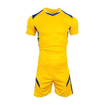 Chile Mens Football Kit Pack of 14 - Gold/Royal