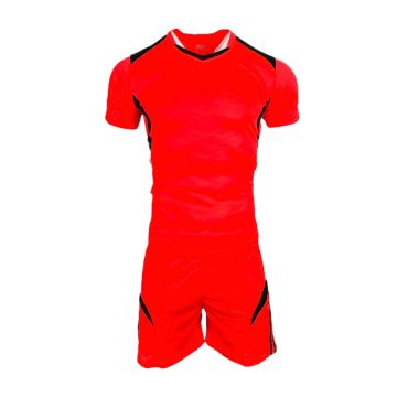 Chile Mens Football Kit Pack of 14 - Neon Orange/Black