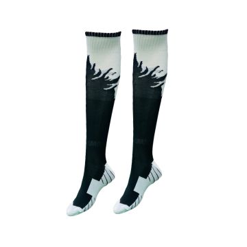 Flame Unisex Sports Socks Pack of 14 - Black/White