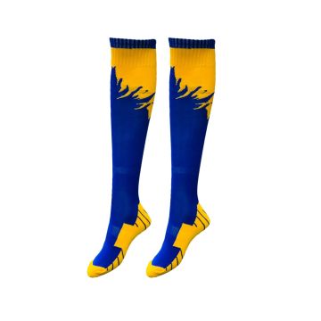 Flame Unisex Sports Socks Pack of 14 - Royal/Gold