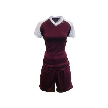 Malta Womens Football Kit Pack of 14 - Maroon/White