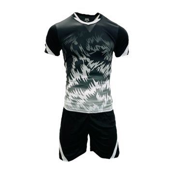 Morocco Sublimated Football Kit Pack of 14 - Black/White