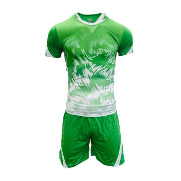 Morocco Sublimated Football Kit Pack of 14 - Emerald/White