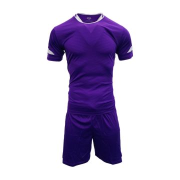 Spain Mens Football Kit Pack of 14 - Purple/White