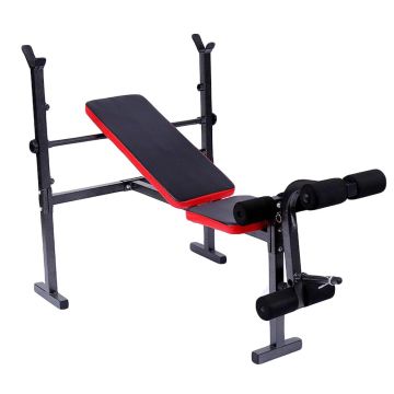 Fitness Training Bench with Rack
