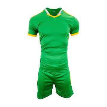 Peru Mens Football Kit Pack of 14 - Emerald/Gold