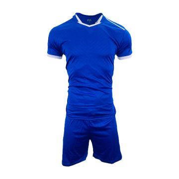 Peru Mens Football Kit Pack of 14 - Royal/White