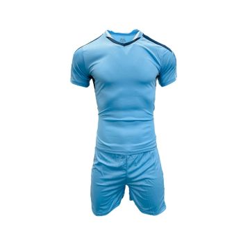 Iceland Football Kit - Sky/Navy