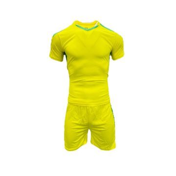 Iceland Football Kit - Yellow/Emerald