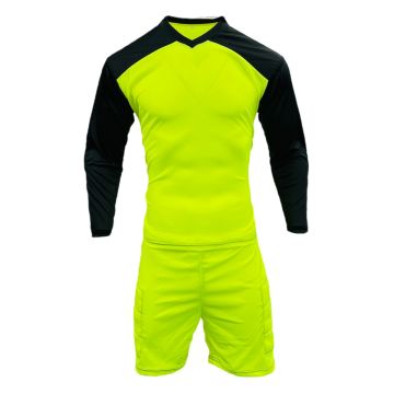 Euro Padded Goalkeepers Kit - Neon Yellow/Black