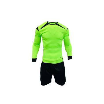 Inter Padded Goalkeeper Set With Number - Neon Green/Black