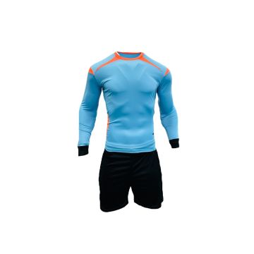 Inter Padded Goalkeeper Set With Number - Sky Orange/Black