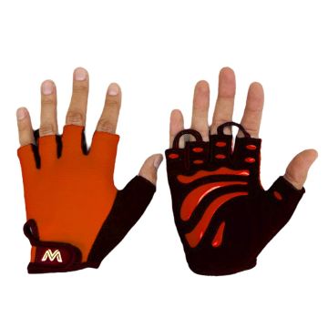 Adjustable Training Gym Gloves - Red/Black