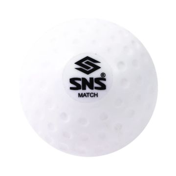 SNS Match Dimple Hockey Ball White