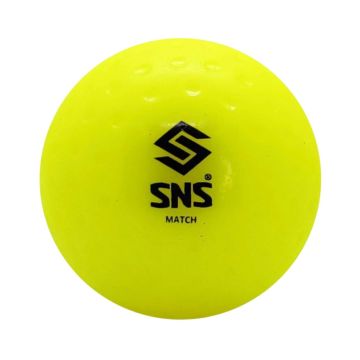 SNS Match Dimple Hockey Ball Yellow