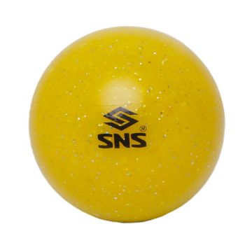 SNS Match Smooth Hockey Ball Glitter Yellow