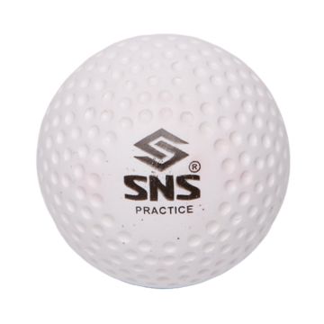 SNS Practice Dimple Hockey Ball White
