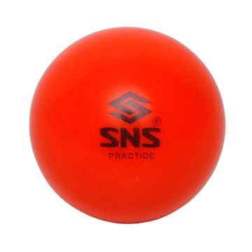 SNS Practice Smooth Hockey Ball Neon Orange