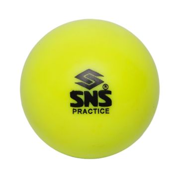 SNS Practice Smooth Hockey Ball Neon Yellow