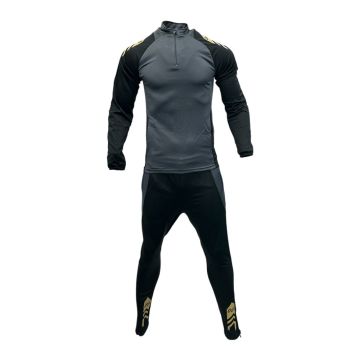 Lunar Half-Zip Training Tracksuit - Grey/Black
