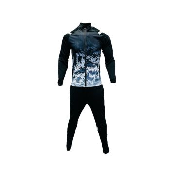 Morocco Football Tracksuit - Black/White