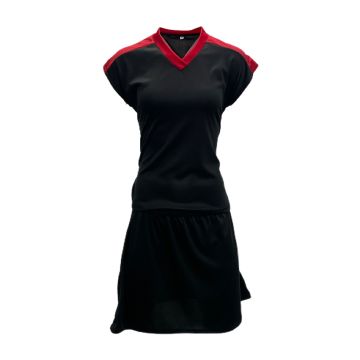 Attack Netball Kit Pack of 10 - Black/Red