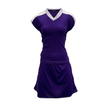 Attack Netball Kit Pack of 10 - Purple/White
