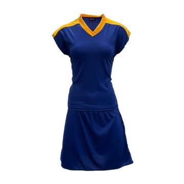 Attack Netball Kit Pack of 10 - Royal/Gold